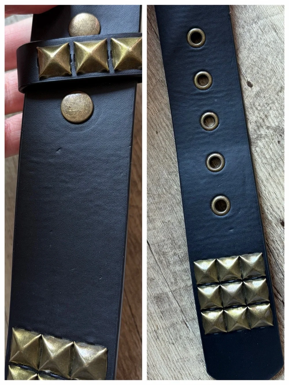 Four Item Chunky Studded Boho Belt Bundle Size Medium Festival Western Bohemian